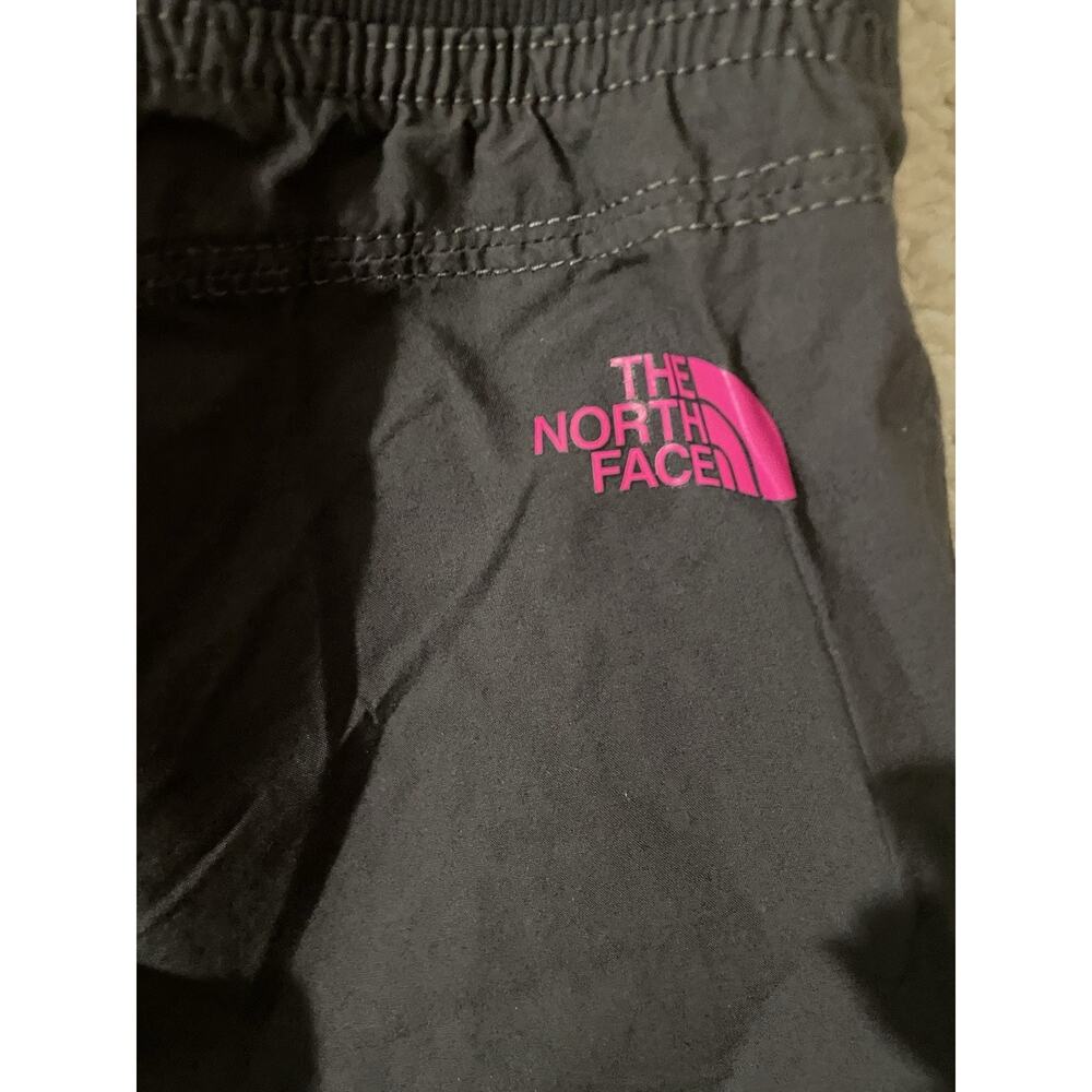 The North Face Womens Cargo Capris Pants Gray Drawstring Elastic Waist Size M - Picture 6 of 6